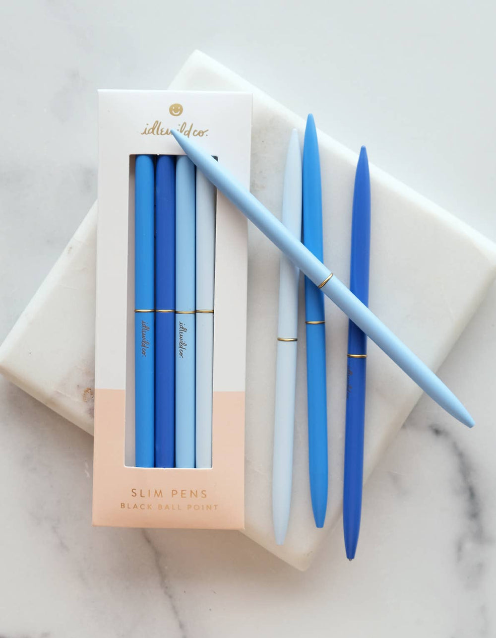 Slim Pen, Set of Four | Spectrum Baby Blues - Davidson Provision Co.