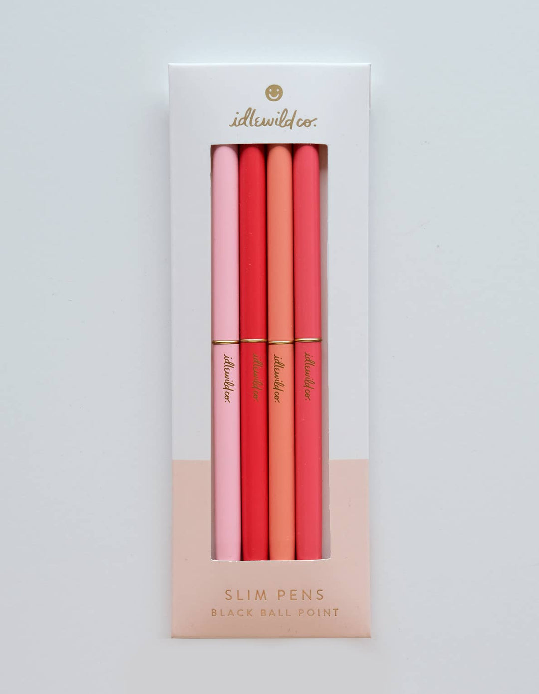 Slim Pen, Set of Four | Spectrum Poppies (Reds) - Davidson Provision Co.