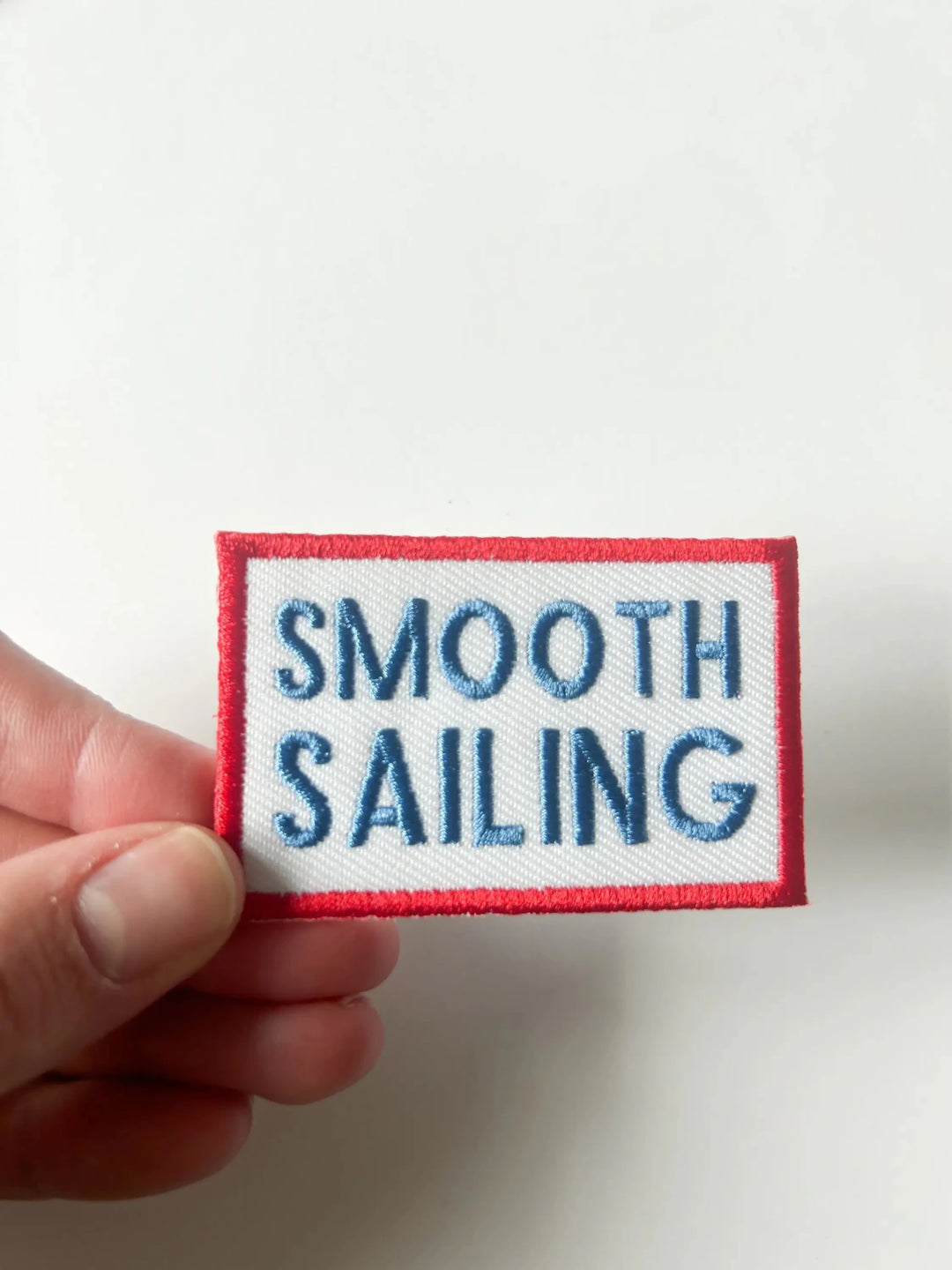 Smooth Sailing Embroidered Iron-On Patch - Davidson Provision Co.
