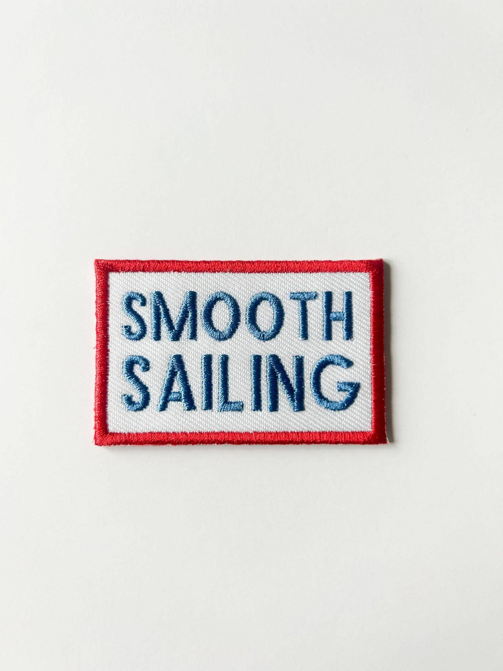 Smooth Sailing Embroidered Iron-On Patch - Davidson Provision Co.