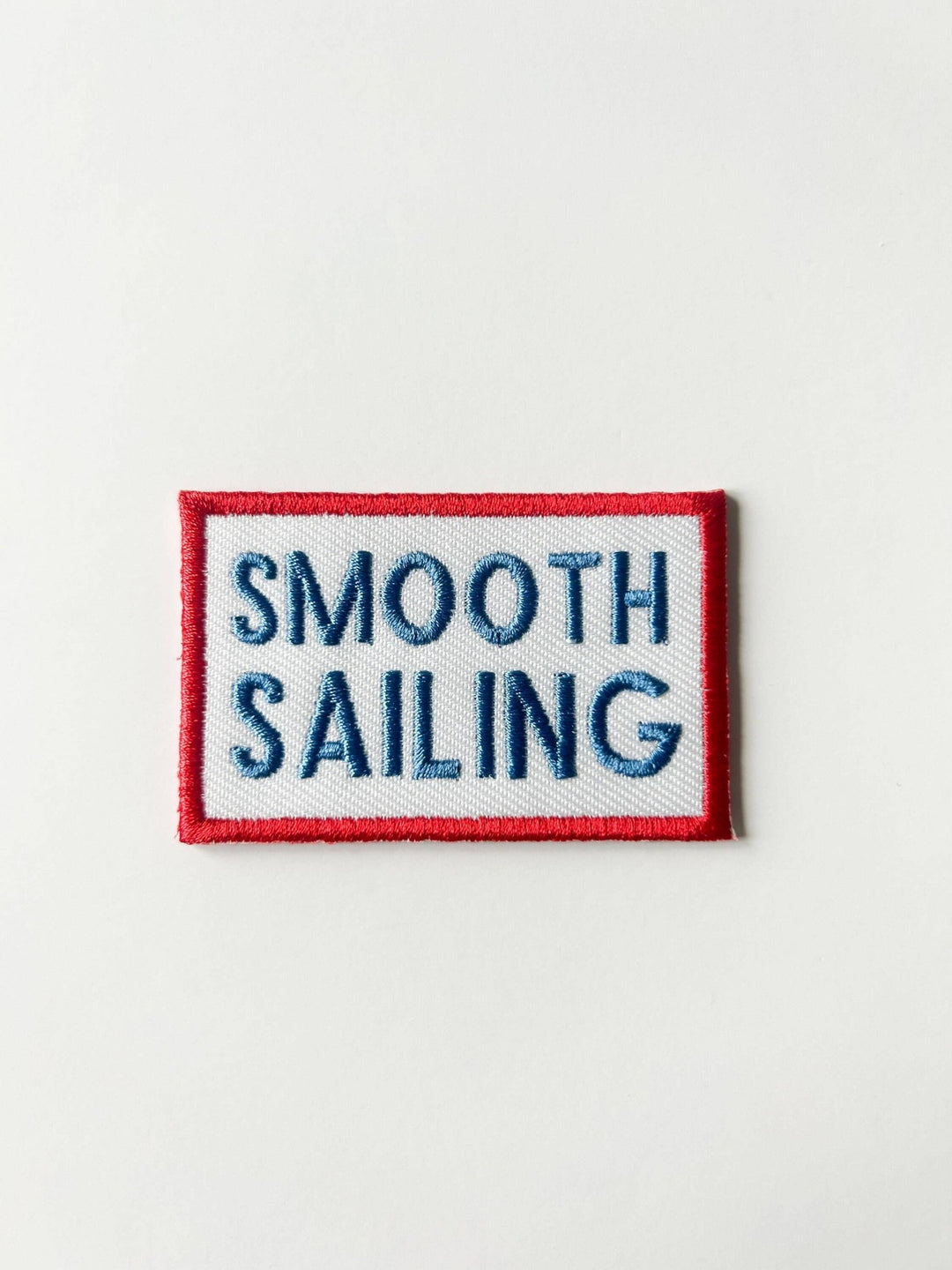 Smooth Sailing Embroidered Iron-On Patch - Davidson Provision Co.