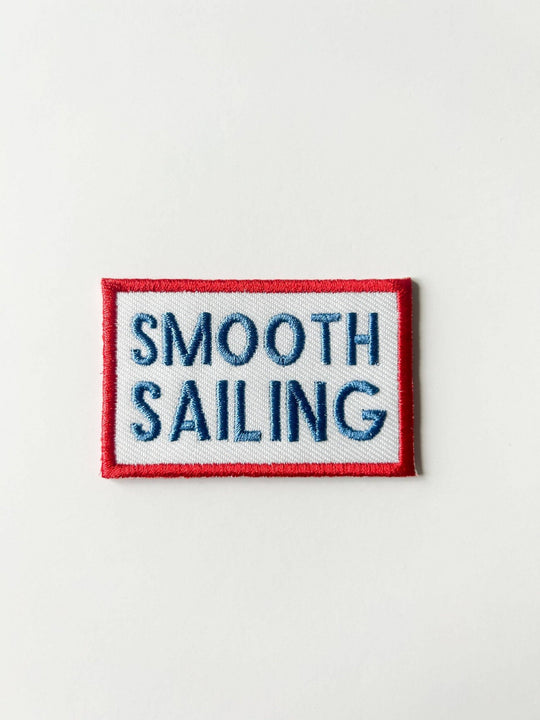 Smooth Sailing Embroidered Iron-On Patch - Davidson Provision Co.