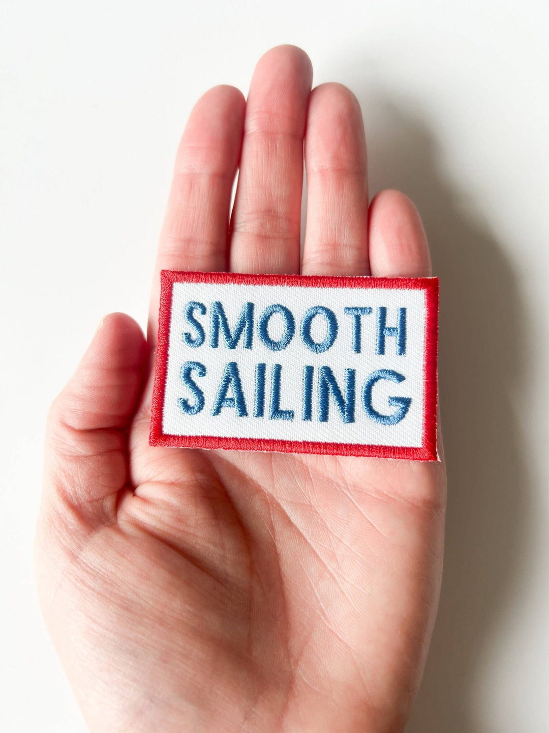 Smooth Sailing Embroidered Iron-On Patch - Davidson Provision Co.