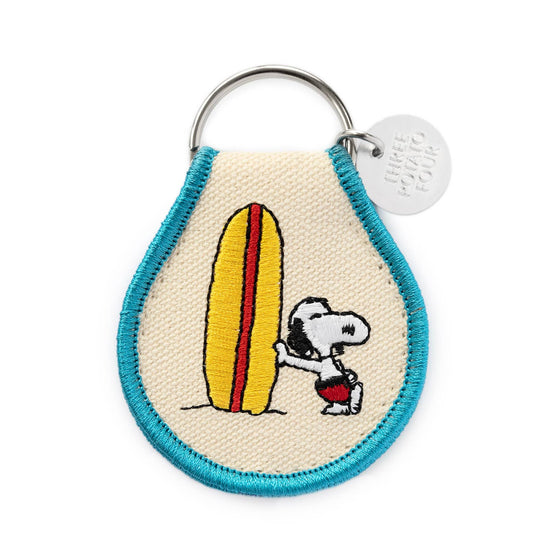 Snoopy Surf Patch Keychain - Davidson Provision Co.