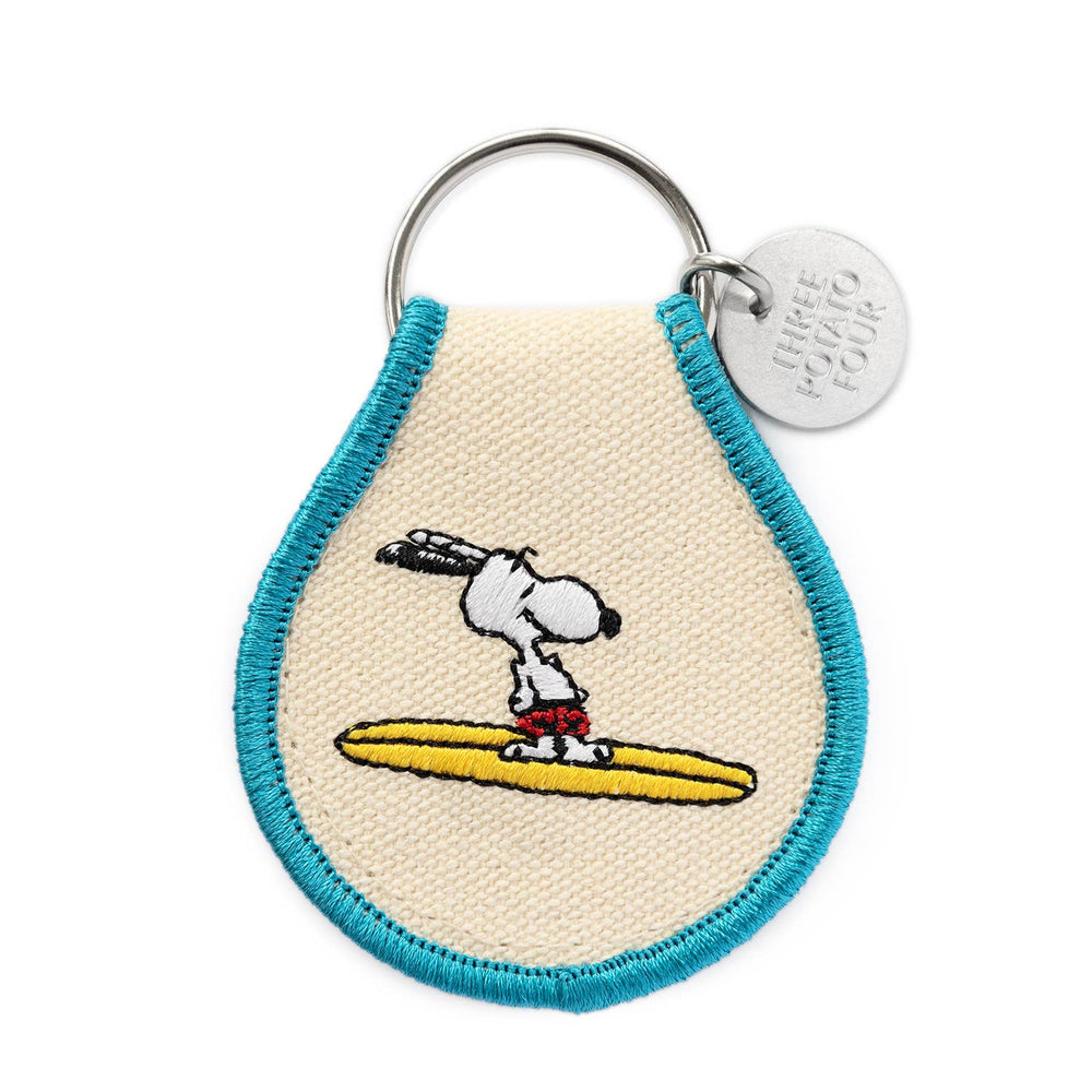 Snoopy Surf Patch Keychain - Davidson Provision Co.