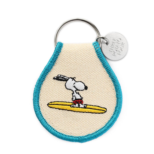 Snoopy Surf Patch Keychain - Davidson Provision Co.