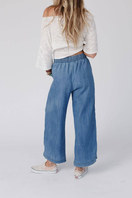 So Comfy Wide Leg Cropped Pant - Davidson Provision Co.