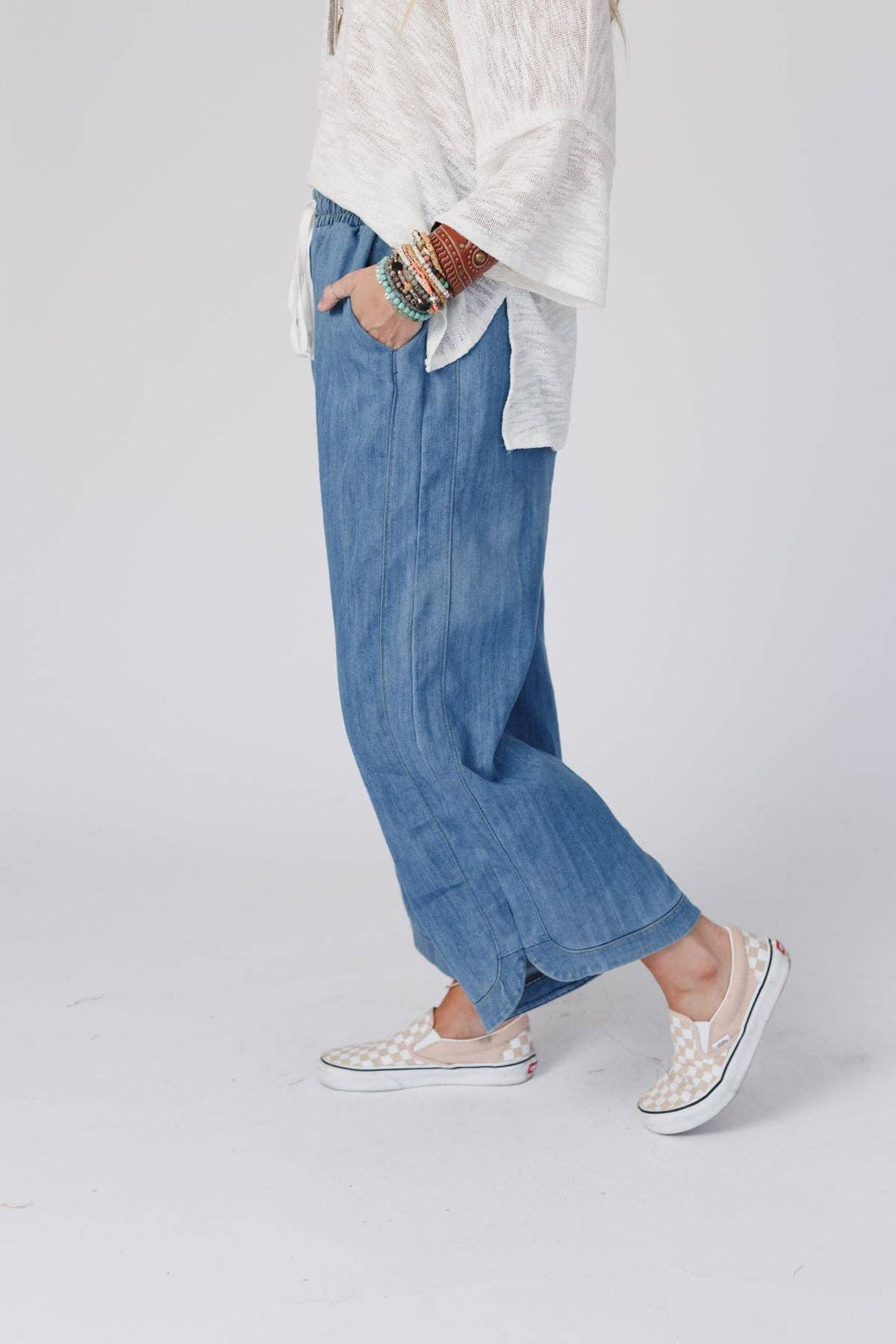 So Comfy Wide Leg Cropped Pant - Davidson Provision Co.
