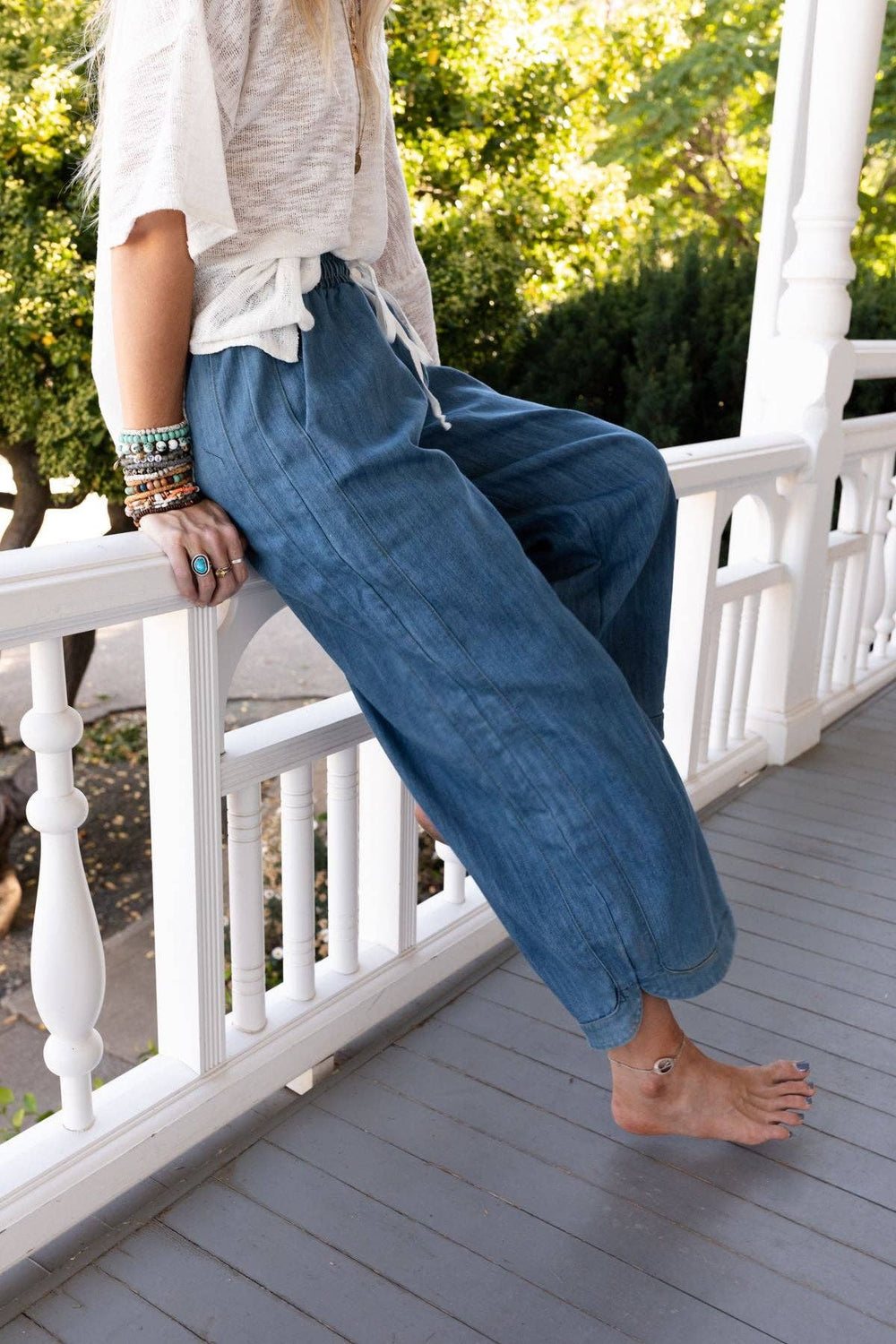 So Comfy Wide Leg Cropped Pant - Davidson Provision Co.
