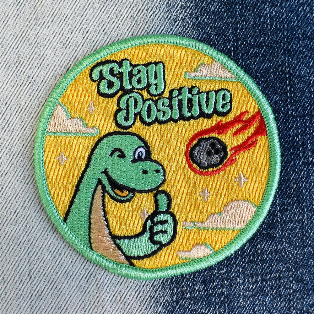 Stay Positive (Iron-On Patch) - Davidson Provision Co.