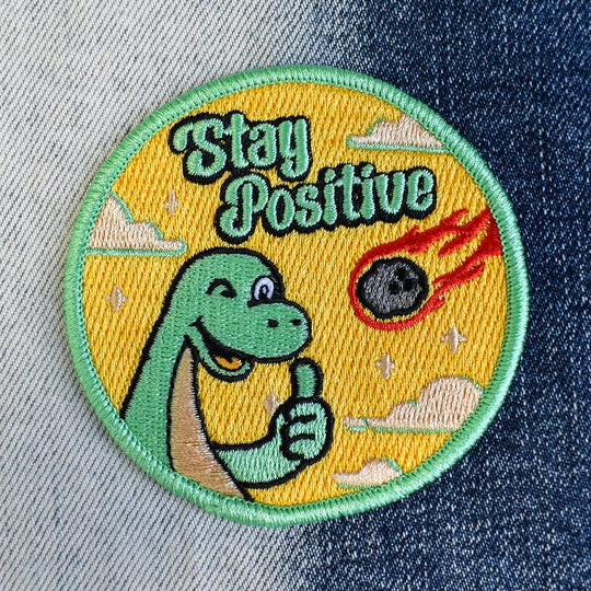 Stay Positive (Iron-On Patch) - Davidson Provision Co.