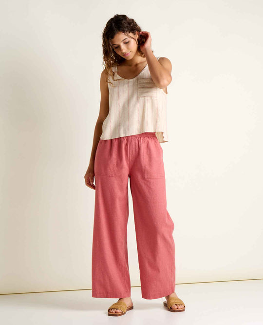 Taj Hemp Button Back Tank - Davidson Provision Co.