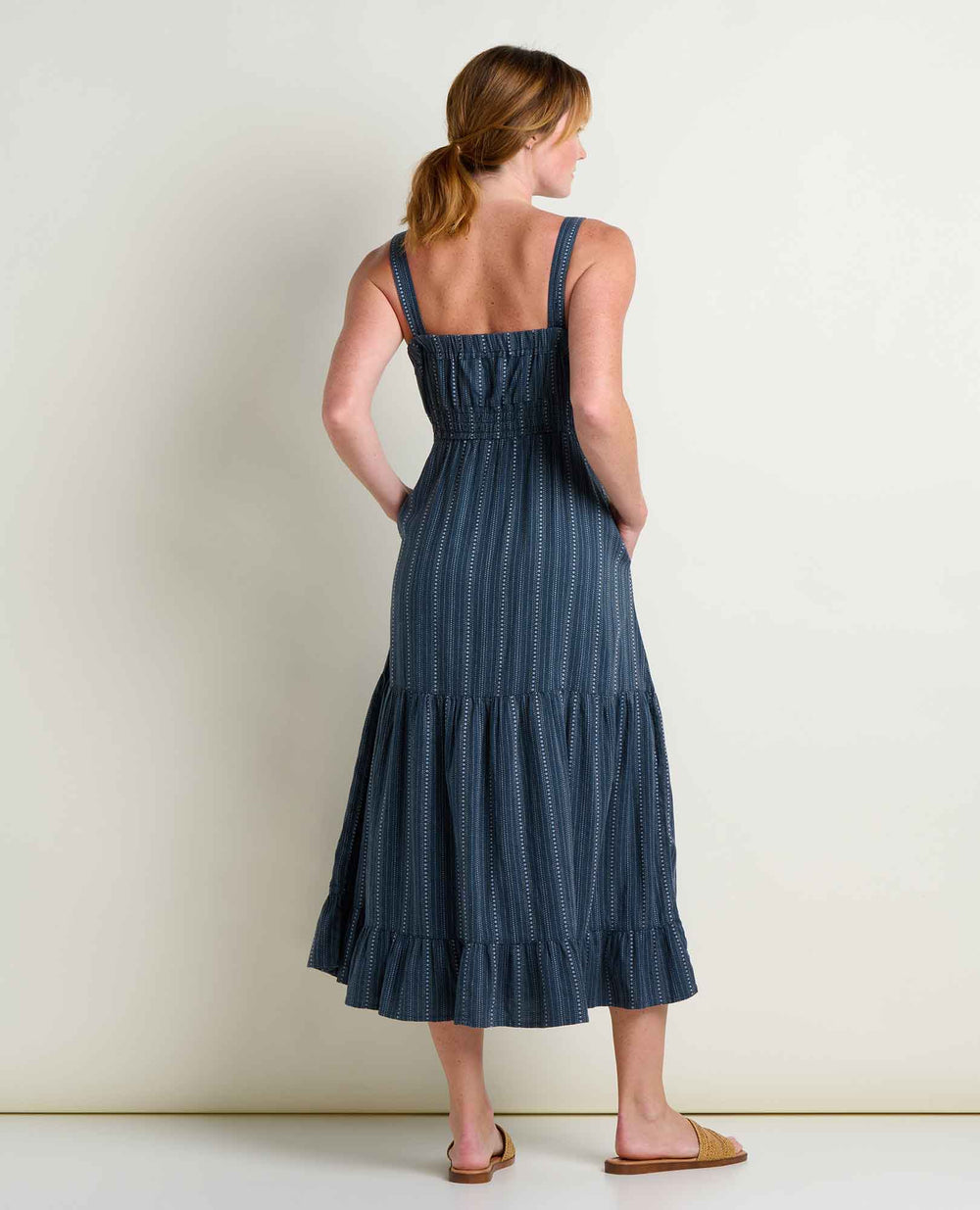 Taj Hemp Tiered Midi Dress - Davidson Provision Co.