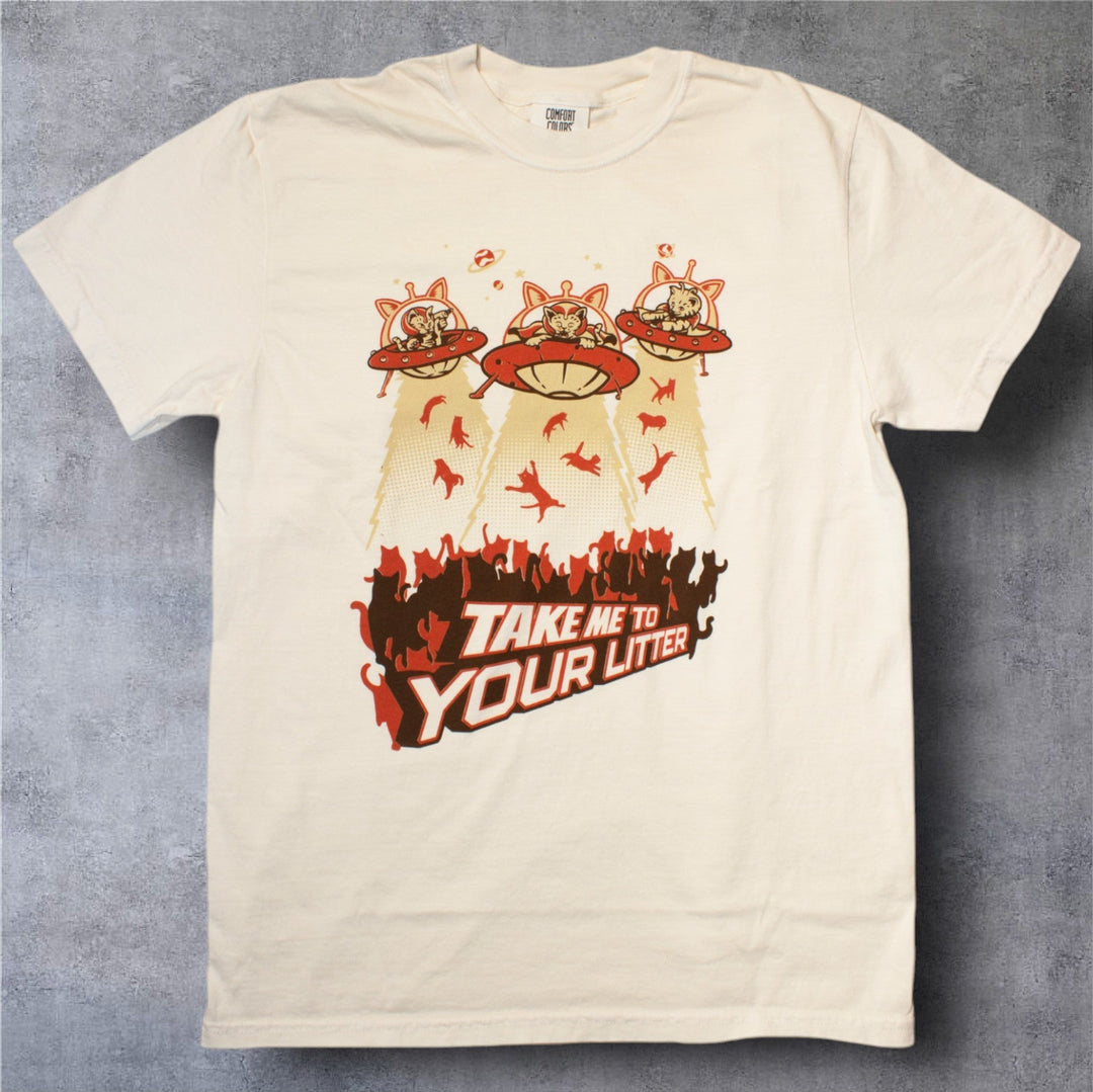 Take Me To Your Litter T-Shirt - Davidson Provision Co.