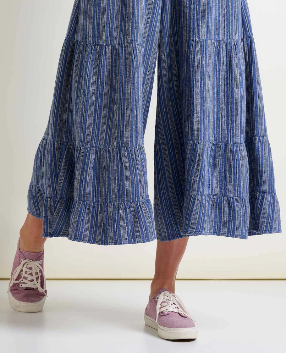 Tate Double Weave Palazzo Pant - Davidson Provision Co.