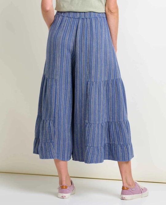 Tate Double Weave Palazzo Pant - Davidson Provision Co.