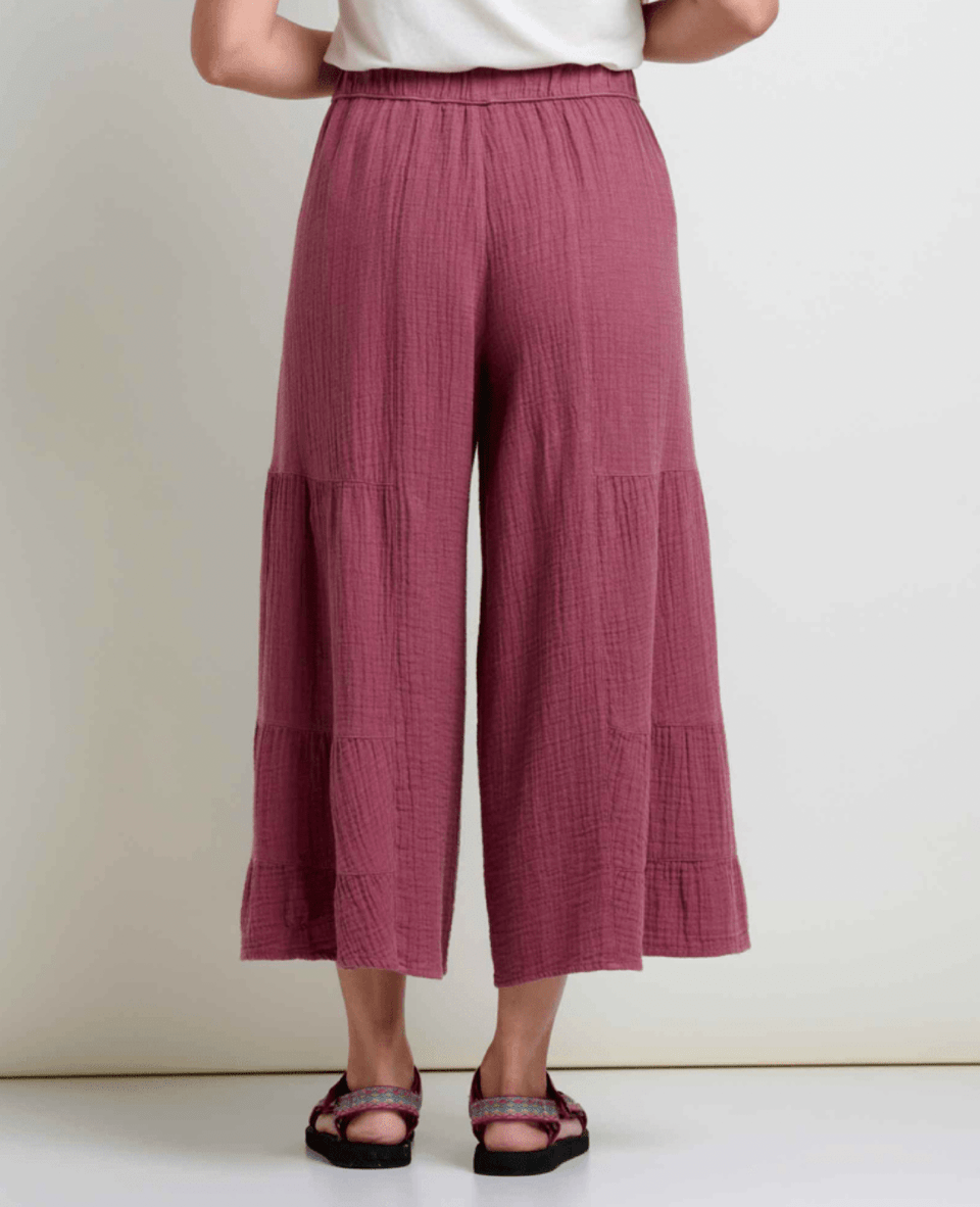 Tate Double Weave Palazzo Pant - Davidson Provision Co.