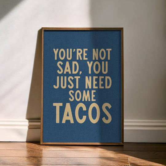 Tejas Country Club - Taco Humor Wall Art Home Decor Art Print - Davidson Provision Co.
