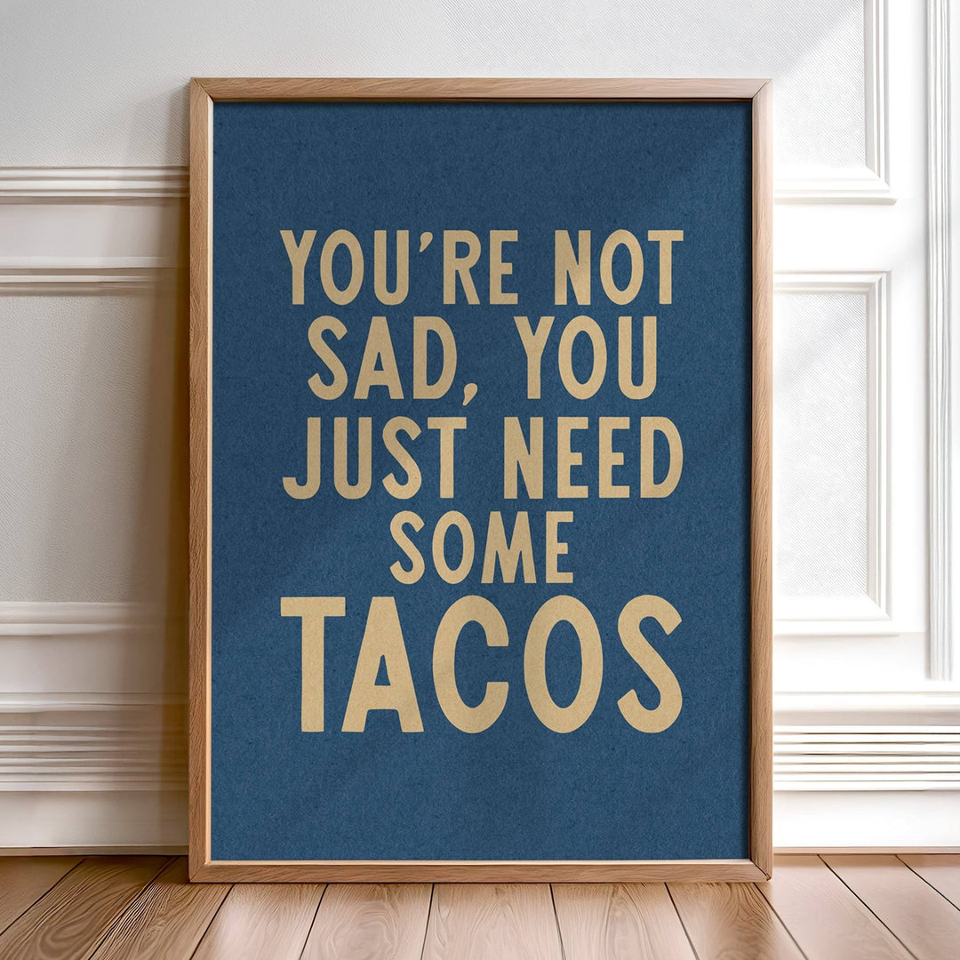 Tejas Country Club - Taco Humor Wall Art Home Decor Art Print - Davidson Provision Co.