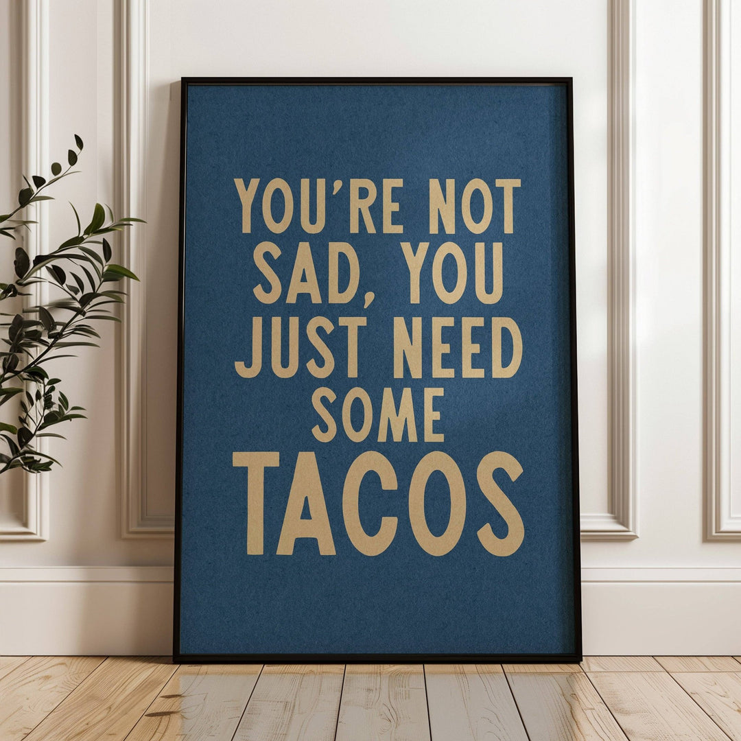 Tejas Country Club - Taco Humor Wall Art Home Decor Art Print - Davidson Provision Co.