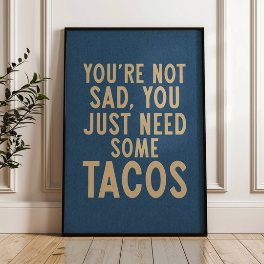 Tejas Country Club - Taco Humor Wall Art Home Decor Art Print - Davidson Provision Co.