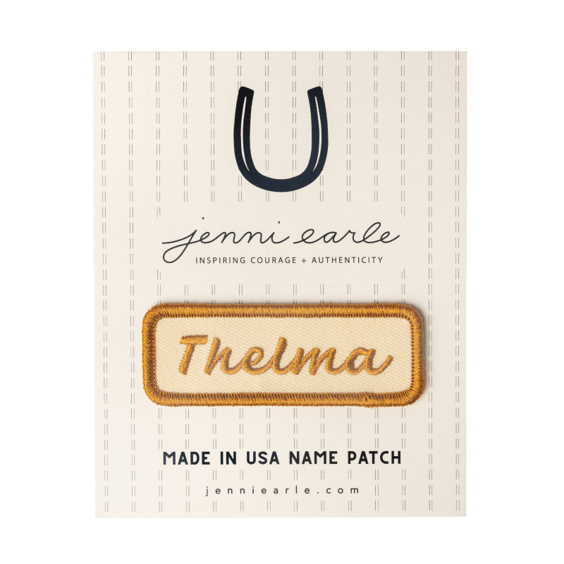 "Thelma" Name Patch - Davidson Provision Co.
