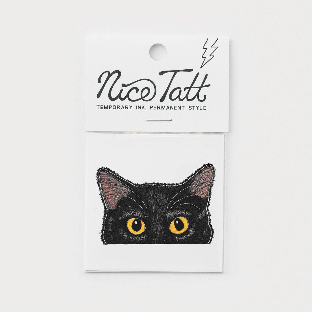 Tinker (the Black Cat) - Temporary Tattoo - Davidson Provision Co.