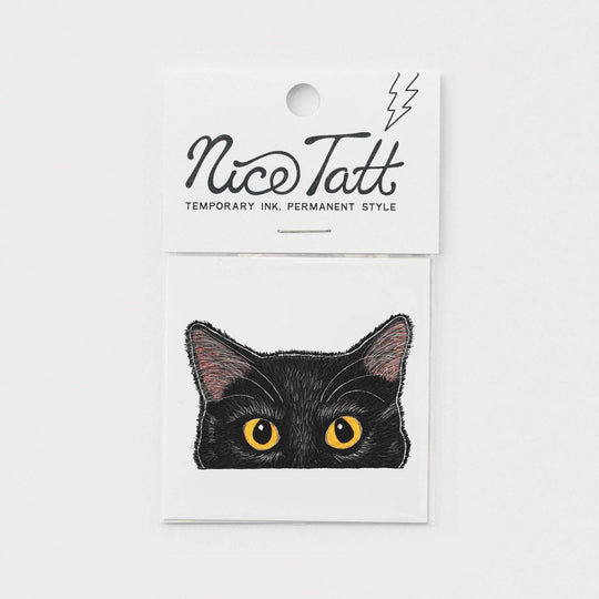 Tinker (the Black Cat) - Temporary Tattoo - Davidson Provision Co.