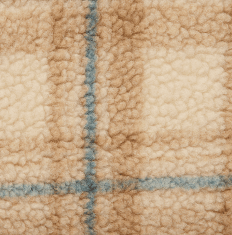 Toad &amp; Co Sespe Sherpa Vest in Limestone Pattern, fabric detail