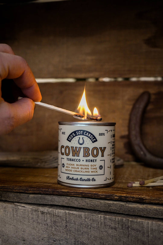 Tobacco + Honey 8oz Soy Candle - Davidson Provision Co.