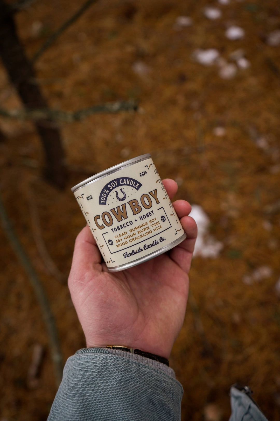 Tobacco + Honey 8oz Soy Candle - Davidson Provision Co.