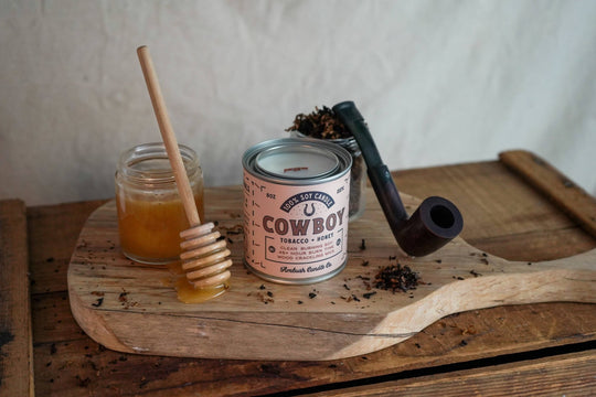 Tobacco + Honey 8oz Soy Candle - Davidson Provision Co.