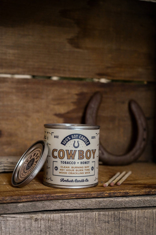 Tobacco + Honey 8oz Soy Candle - Davidson Provision Co.