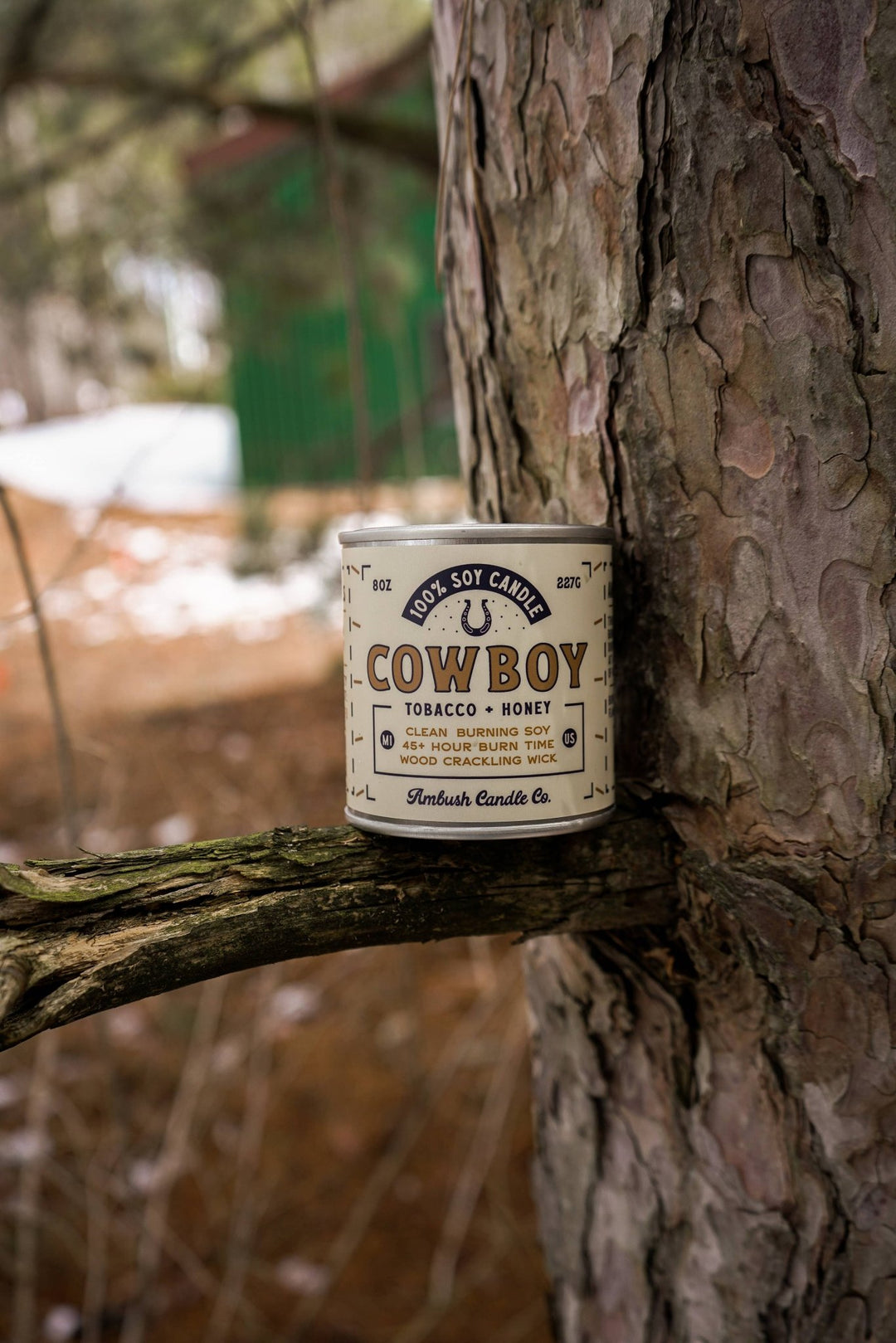 Tobacco + Honey 8oz Soy Candle - Davidson Provision Co.