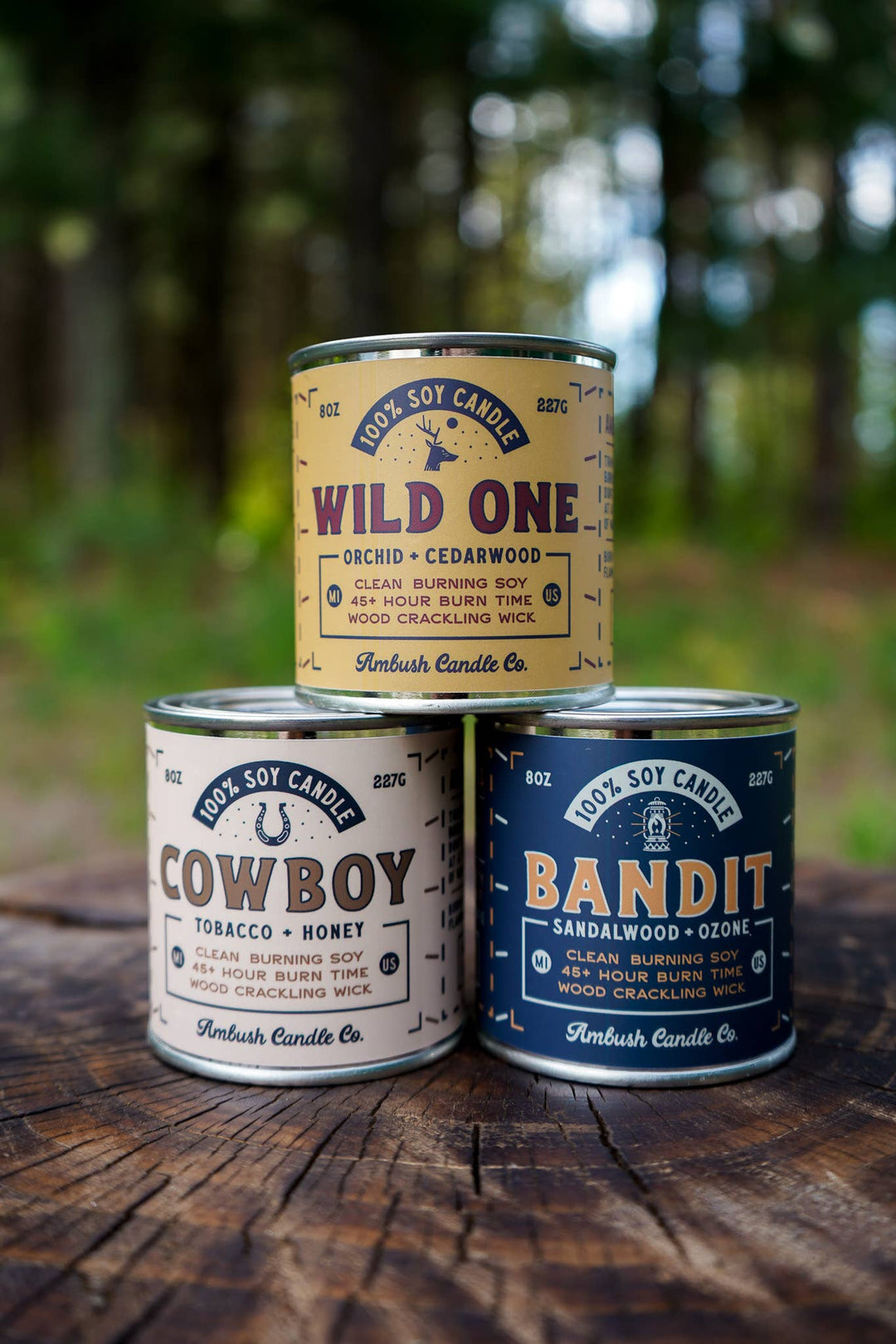 Tobacco + Honey 8oz Soy Candle - Davidson Provision Co.