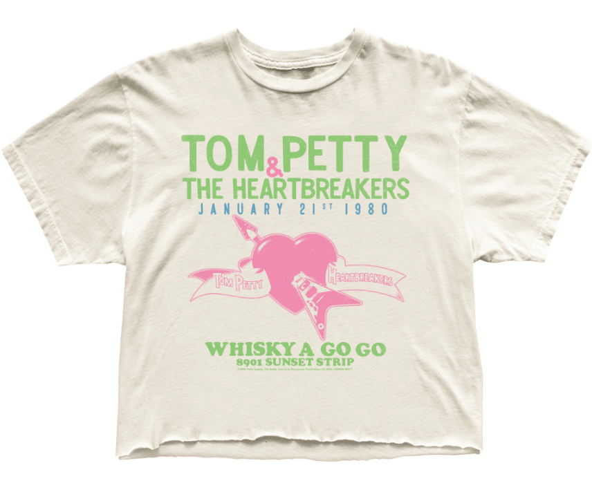 Tom Petty Vintage White Tee - Davidson Provision Co.