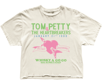 Tom Petty Vintage White Tee
