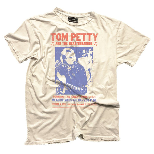 Tom Petty Vintage White Tee - Davidson Provision Co.