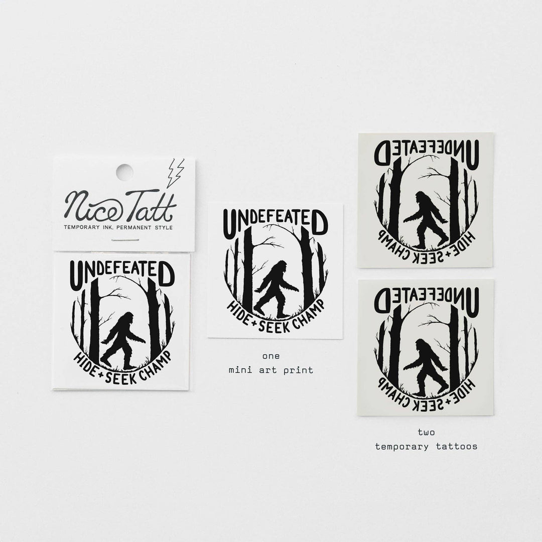 Undefeated - Temporary Tattoo - Davidson Provision Co.
