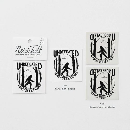 Undefeated - Temporary Tattoo - Davidson Provision Co.