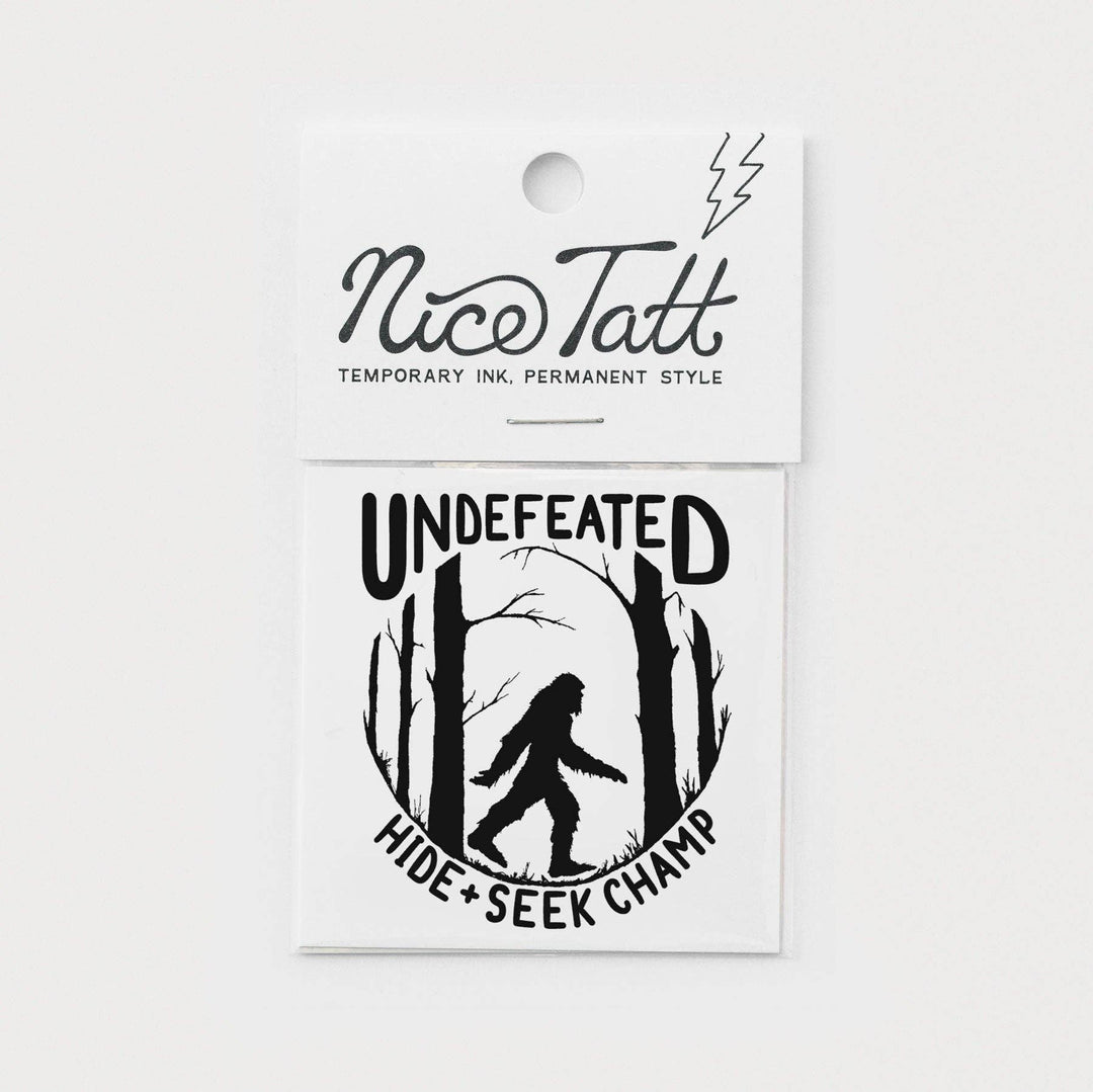 Undefeated - Temporary Tattoo - Davidson Provision Co.