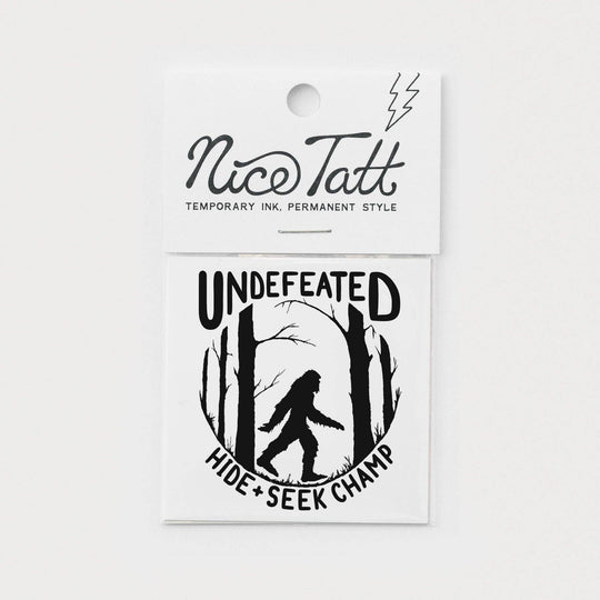 Undefeated - Temporary Tattoo - Davidson Provision Co.