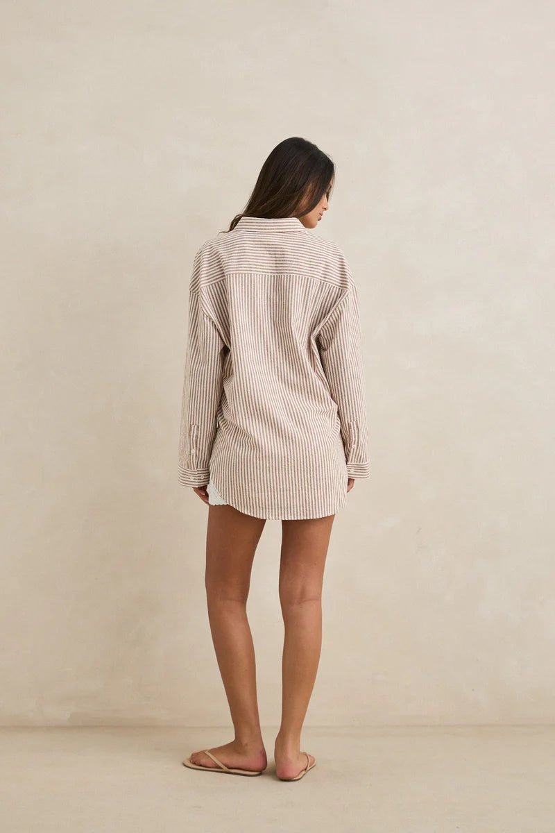 Valley Stripe Oversized Shirt - Davidson Provision Co.