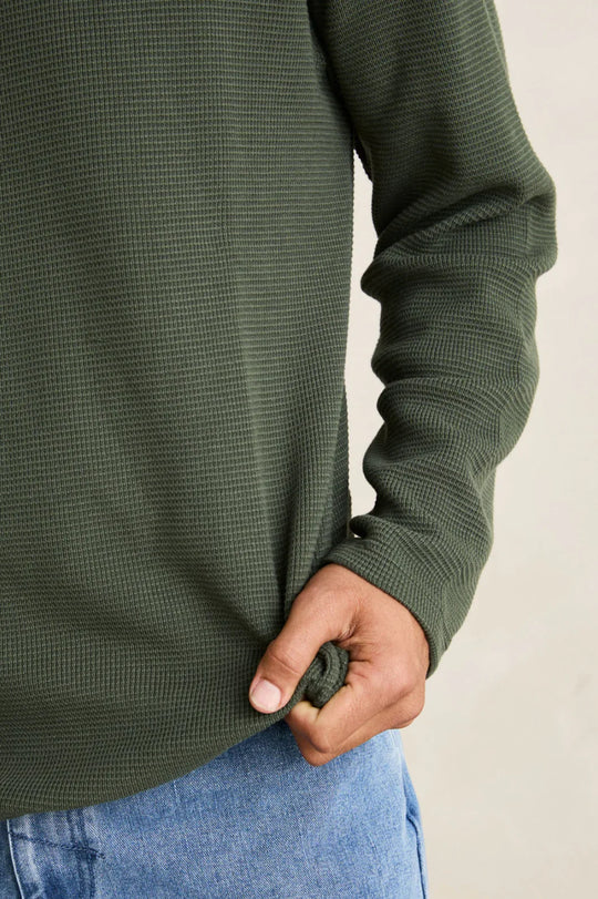 Classic Waffle Knit Long Sleeve