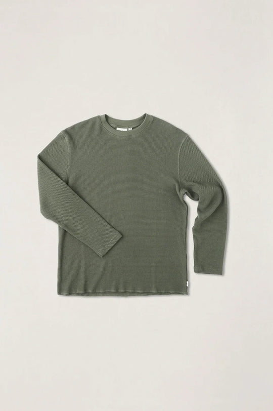Classic Waffle Knit Long Sleeve