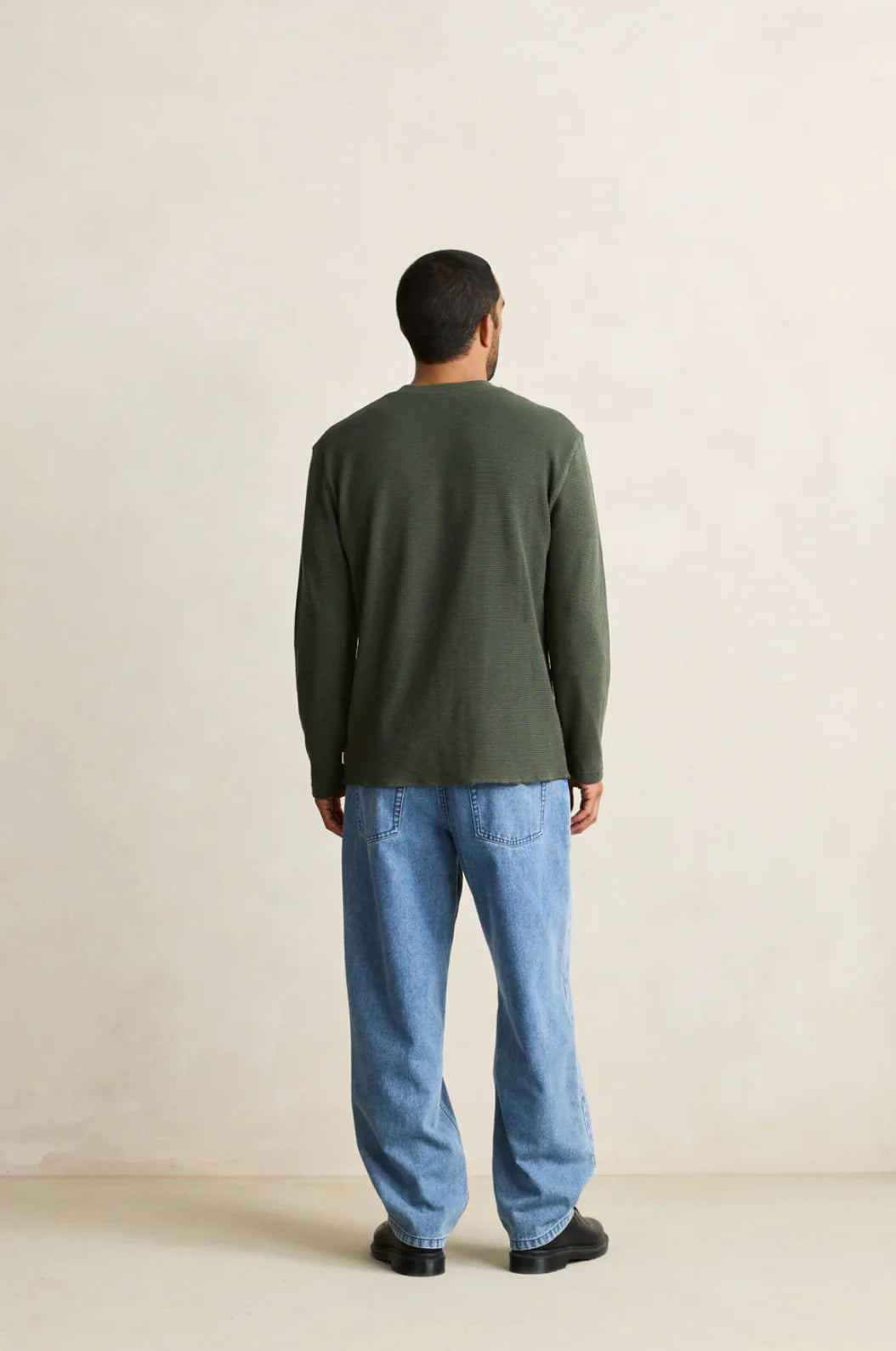 Classic Waffle Knit Long Sleeve