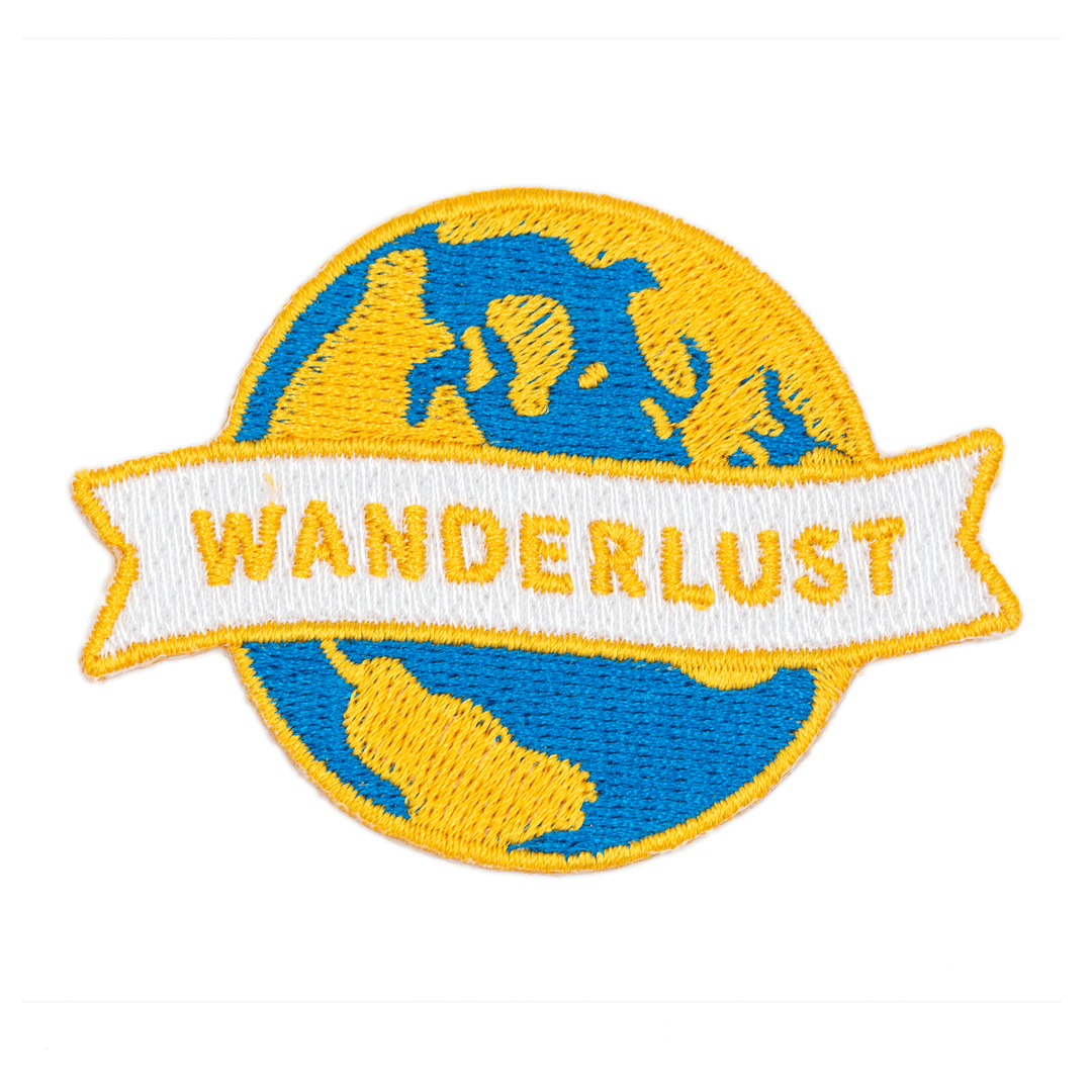 Wanderlust Embroidered Iron-On Patch - Davidson Provision Co.