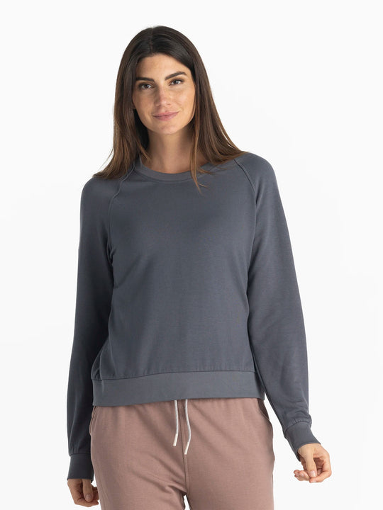 Women's Bamboo Lightweight Fleece Crew