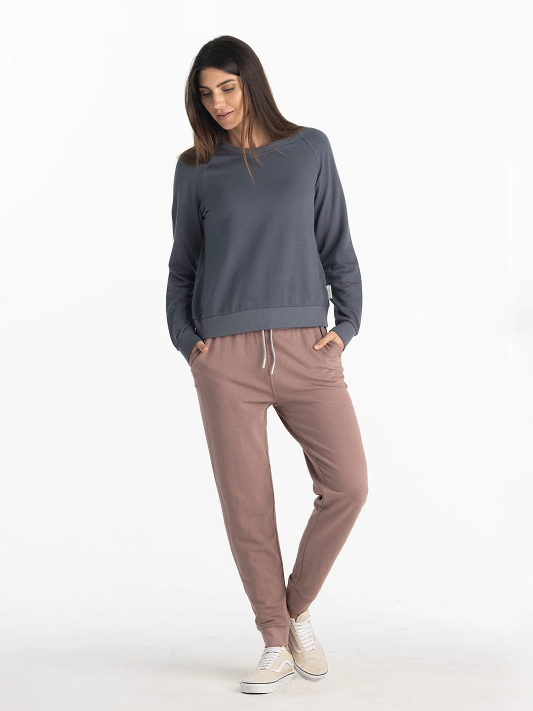 Women's Bamboo Lightweight Fleece Crew