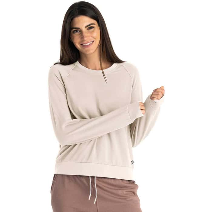 Women's Bamboo Lightweight Fleece Crew